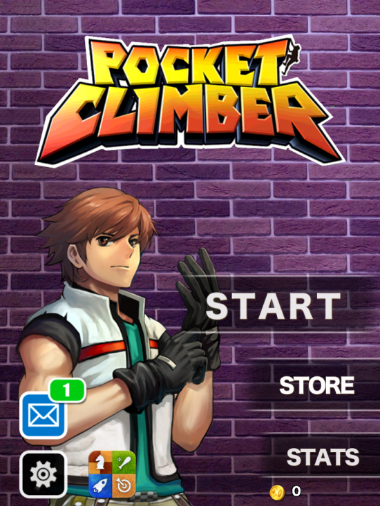 Pocket Climber Main Screen