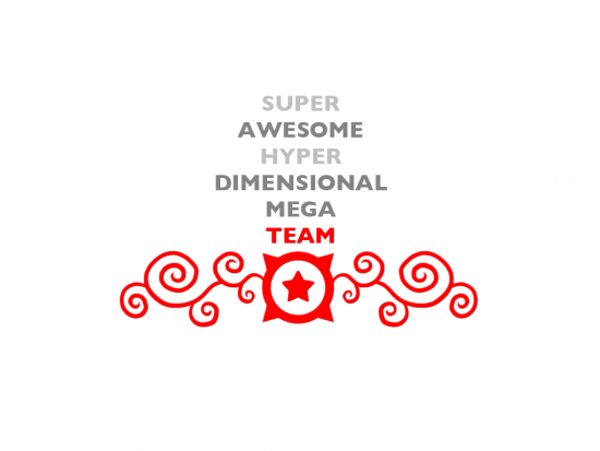 Super Awesome Hyper Dimensional Mega Team Logo