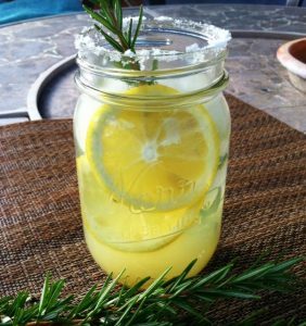 rosemary lemonade summer cocktail