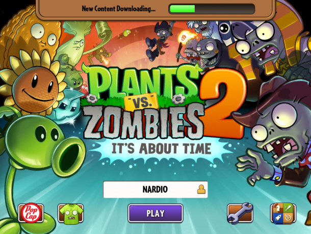 Plants vs zombies 2 main