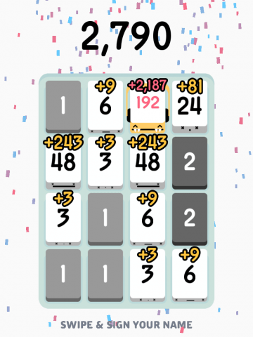 Threes Gameplay