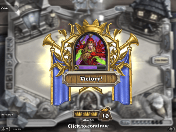 Hearthstone Wins