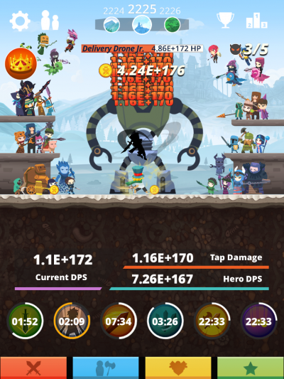 Tap Titans Gameplay