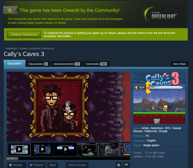 CALLYS CAVES HAS BEEN GREENLIT