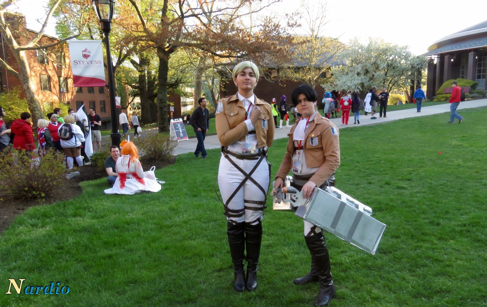 Cosplay attack on titan