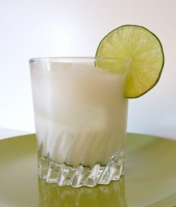 Lime in Coconut tropical drink