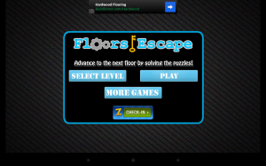 Floors Escape start screen