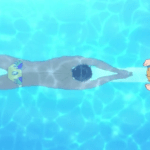 Free! Iwatobi Swim Club Rei swimming