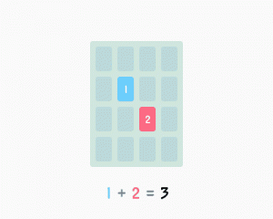 Threes! Gif