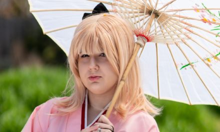 Electro Cosplay as Sakura Saber